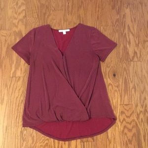 Top with twist detail